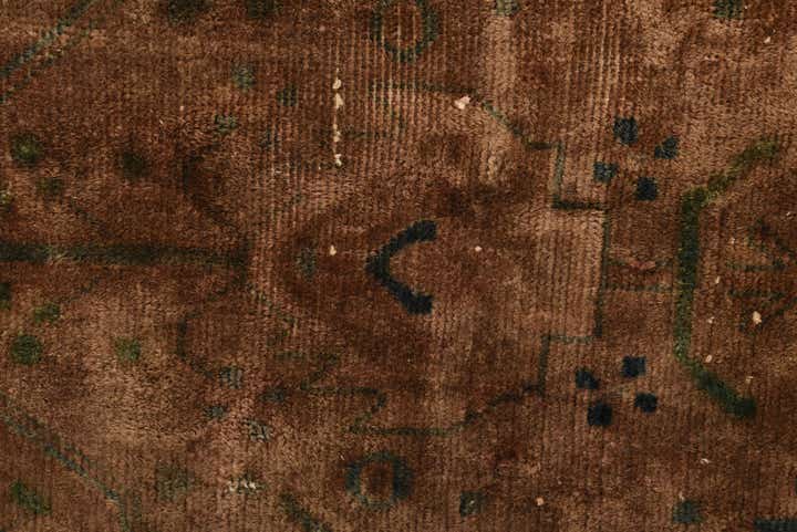 5' 6 x 10' 9 Hand Knotted Ultra Vintage Persian Wool Rug