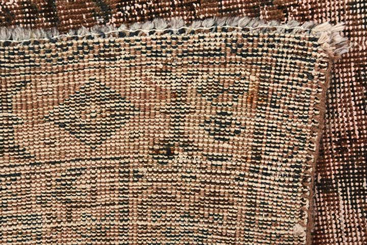 5' 9 x 8' 2 Hand Knotted Ultra Vintage Persian Wool Rug