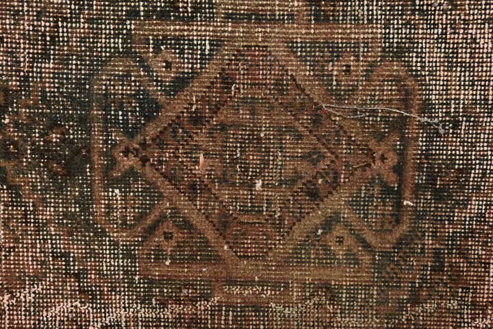 5' 9 x 8' 2 Hand Knotted Ultra Vintage Persian Wool Rug