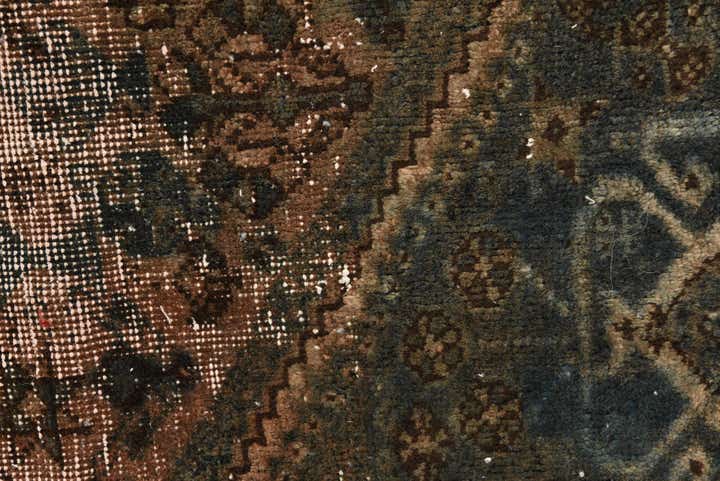 5' 9 x 8' 2 Hand Knotted Ultra Vintage Persian Wool Rug