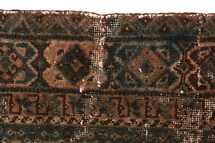 5' 9 x 8' 2 Hand Knotted Ultra Vintage Persian Wool Rug
