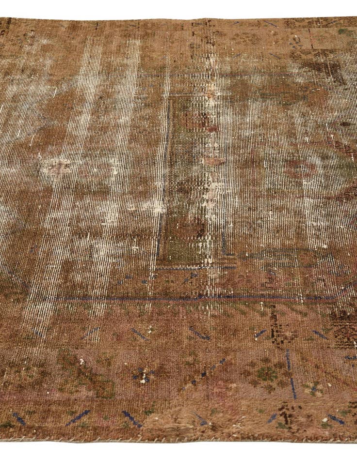 Detail image of 5' 1 x 8'  Hand Knotted Ultra Vintage Persian Wool Rug