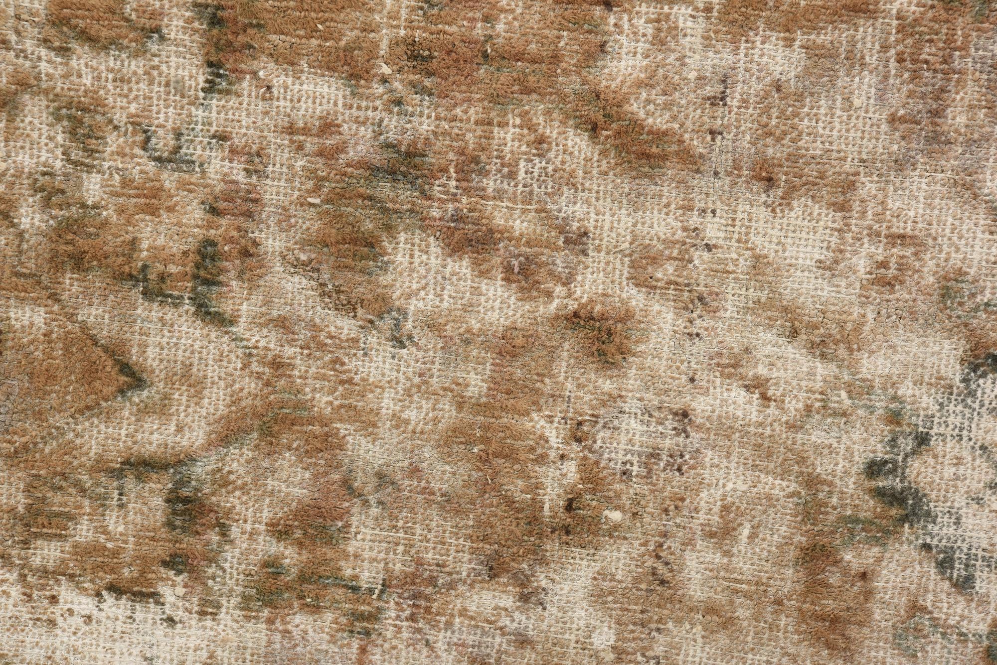 3' 7 x 6' 5 Hand Knotted Ultra Vintage Persian Wool Rug