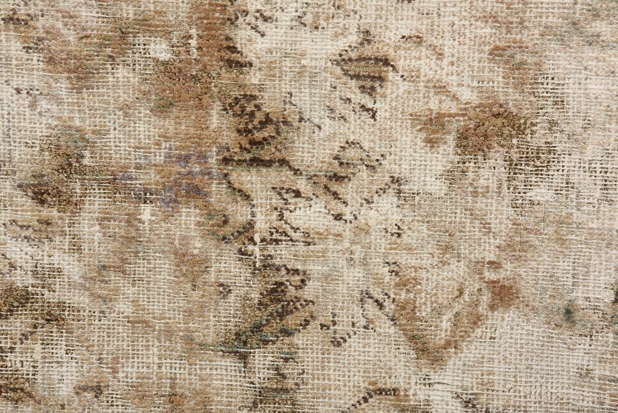 3' 7 x 6' 5 Hand Knotted Ultra Vintage Persian Wool Rug