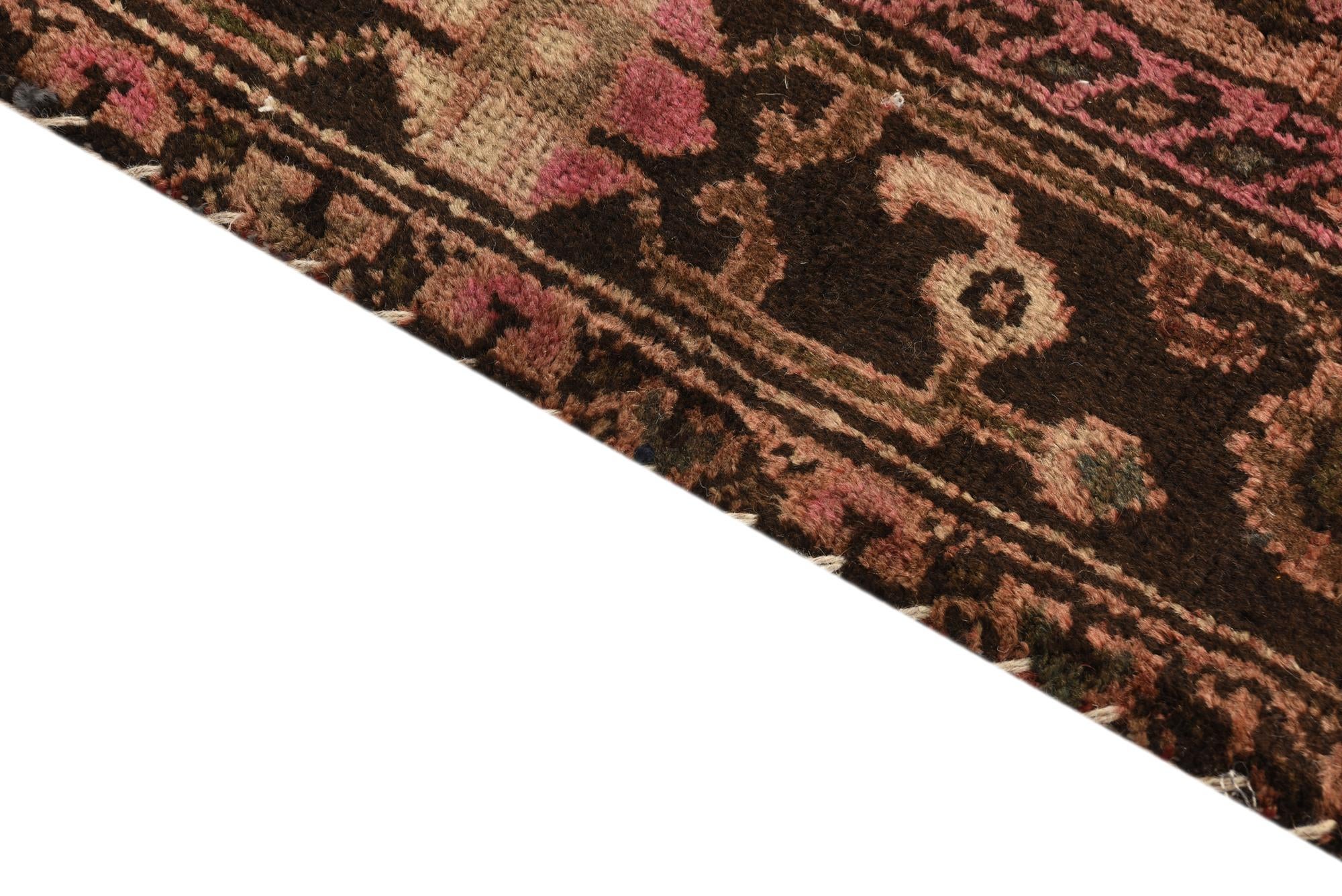4' x 5' 9 Hand Knotted Ultra Vintage Persian Wool Rug
