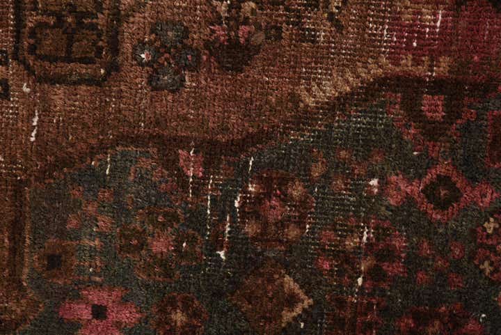 4' x 5' 9 Hand Knotted Ultra Vintage Persian Wool Rug