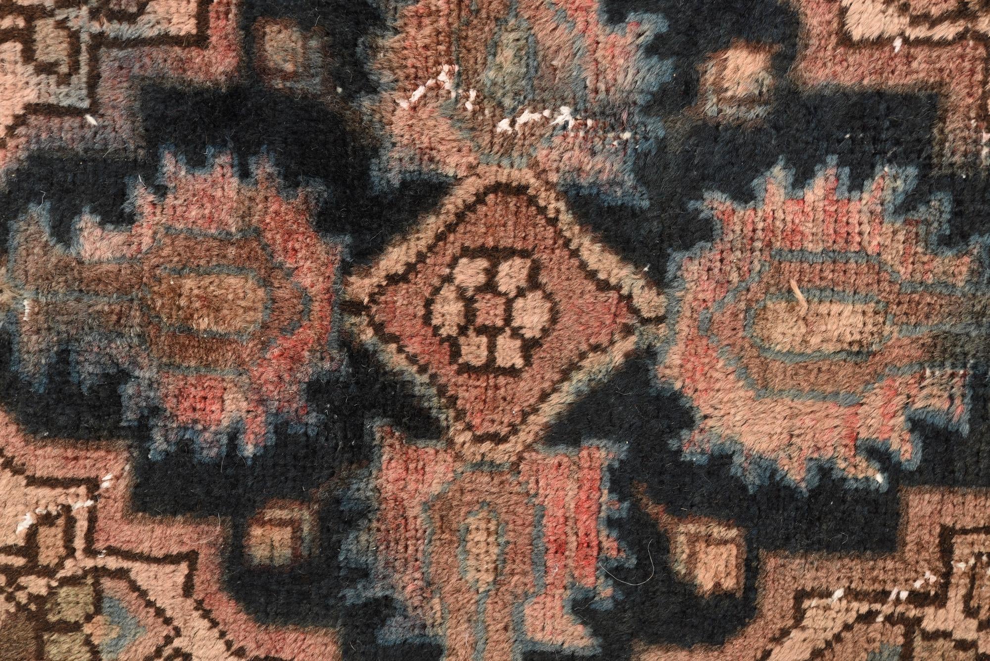 5' x 9' 5 Hand Knotted Ultra Vintage Persian Wool Rug