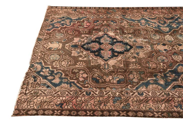 Detail image of 5' x 9' 5 Hand Knotted Ultra Vintage Persian Wool Rug