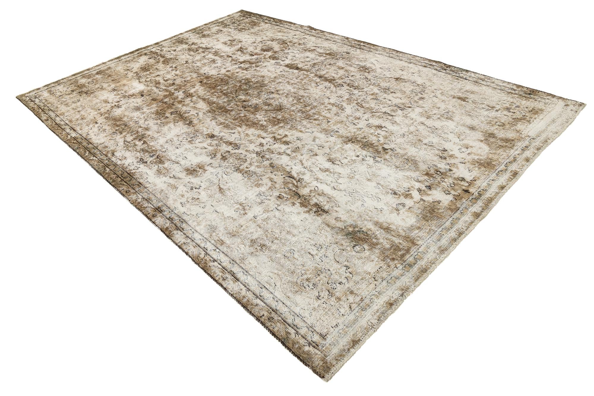 7' 1 x 10' 4 Hand Knotted Ultra Vintage Persian Wool Rug