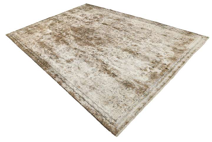 7' 1 x 10' 4 Hand Knotted Ultra Vintage Persian Wool Rug