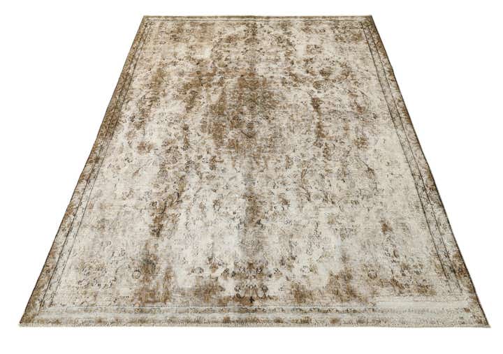 7' 1 x 10' 4 Hand Knotted Ultra Vintage Persian Wool Rug