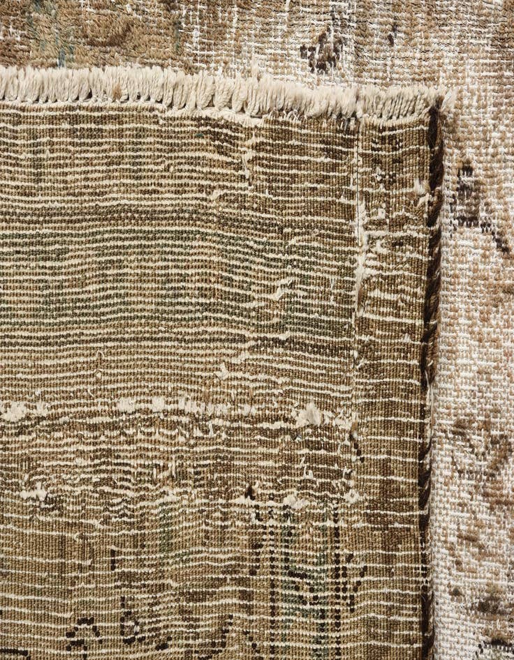 Detail image of 7' 1 x 10' 4  Hand Knotted Ultra Vintage Persian Wool Rug