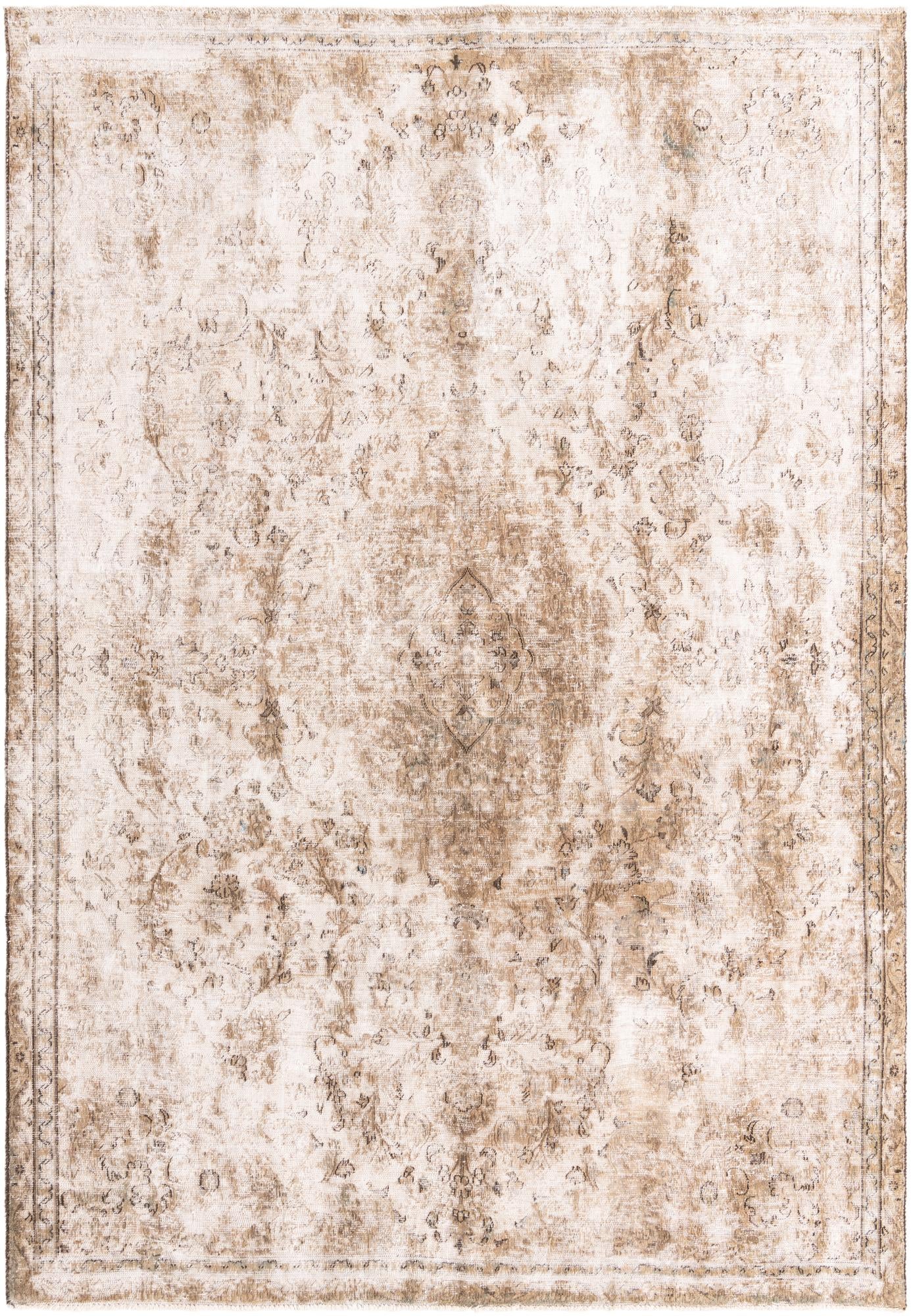 7' 1 x 10' 4 Hand Knotted Ultra Vintage Persian Wool Rug