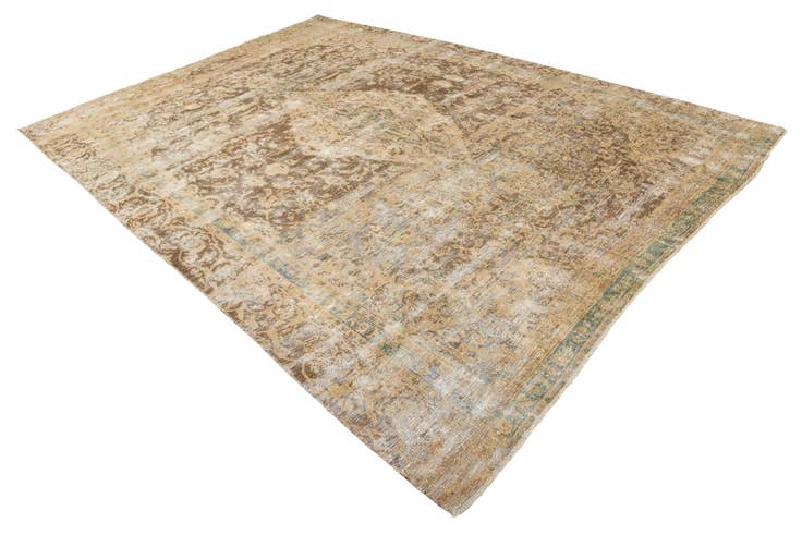 Detail image of 8' 7 x 12' 4 Hand Knotted Ultra Vintage Persian Wool Rug