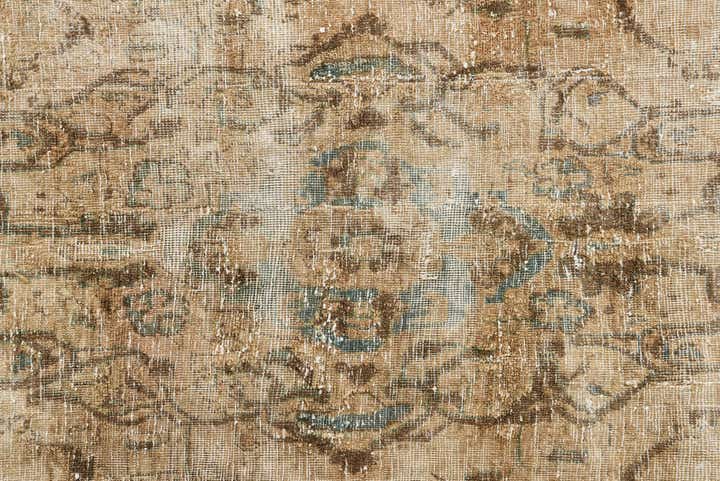 8' 7 x 12' 4 Hand Knotted Ultra Vintage Persian Wool Rug