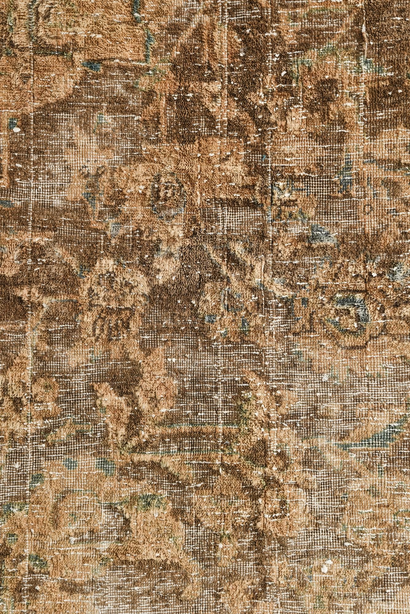 8' 7 x 12' 4 Hand Knotted Ultra Vintage Persian Wool Rug