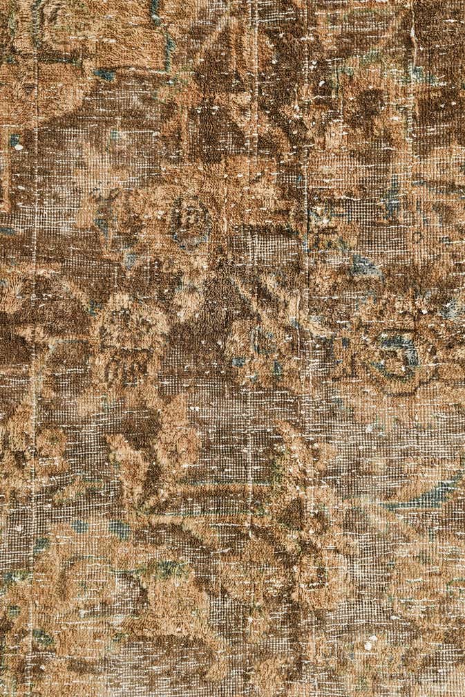 8' 7 x 12' 4 Hand Knotted Ultra Vintage Persian Wool Rug