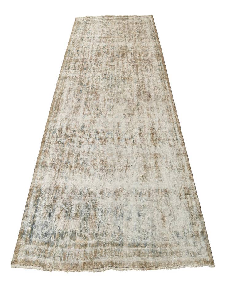 Detail image of 6' 10 x 11'  Hand Knotted Ultra Vintage Persian Wool Rug