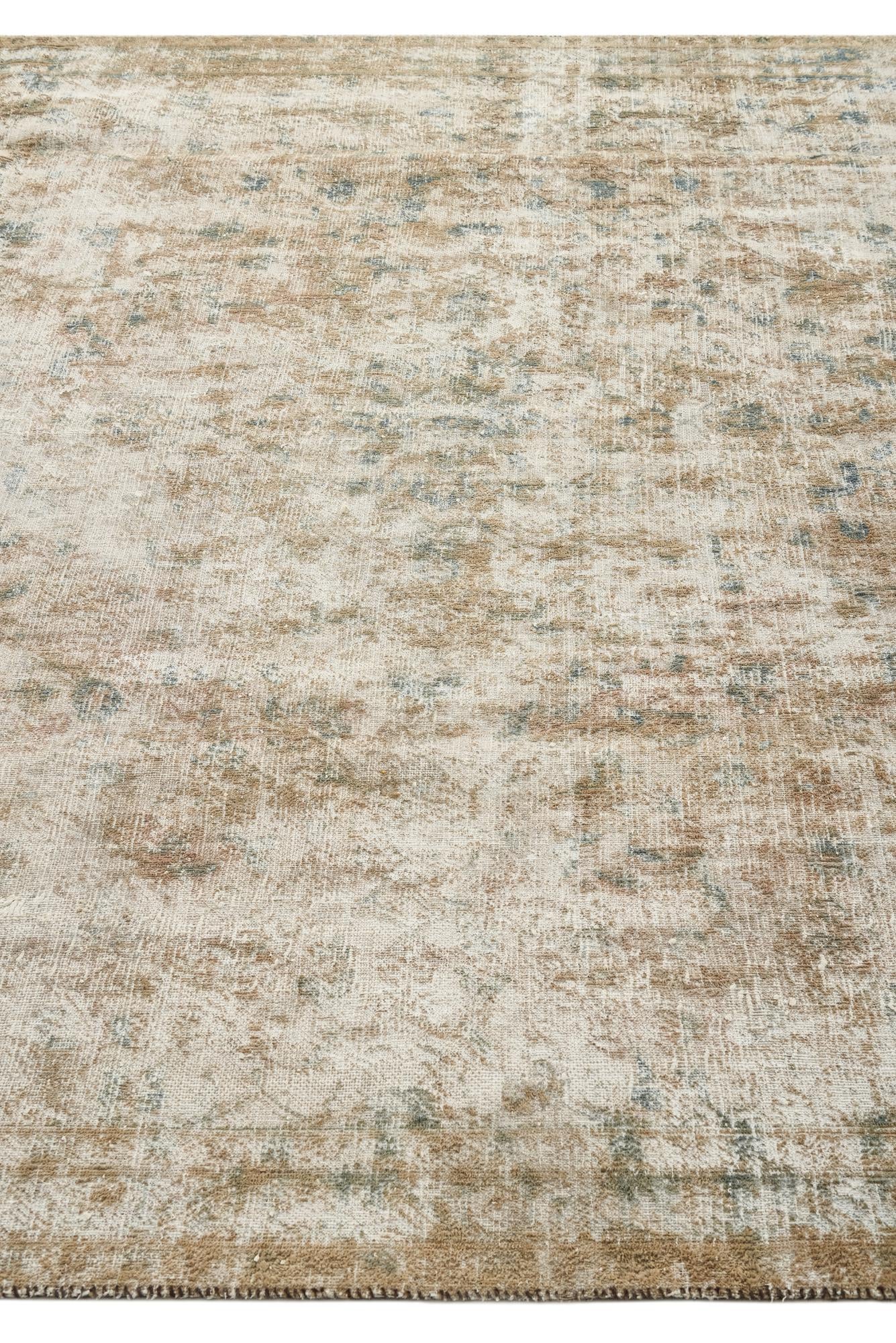 6' 10 x 11' Hand Knotted Ultra Vintage Persian Wool Rug