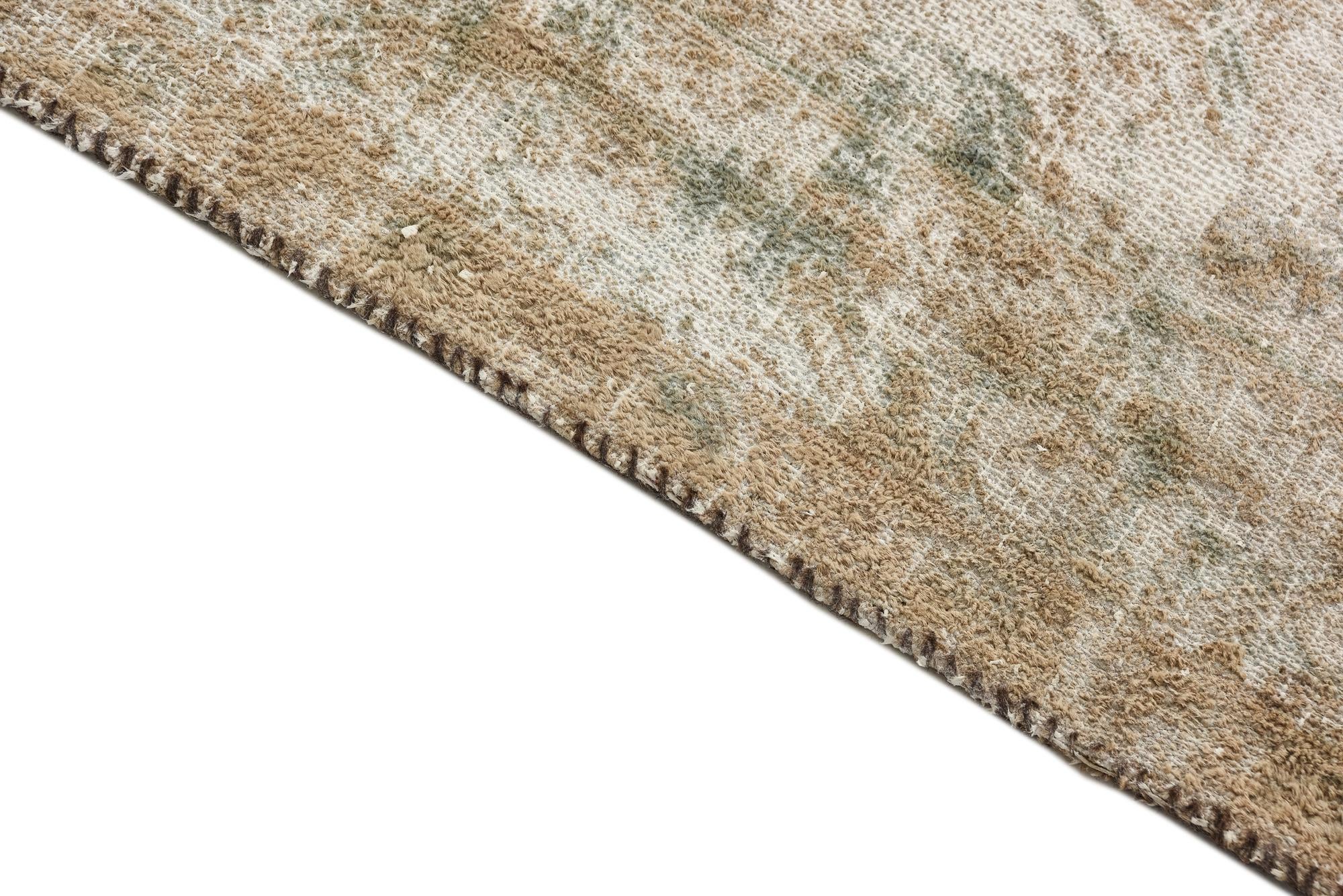 6' 10 x 11' Hand Knotted Ultra Vintage Persian Wool Rug