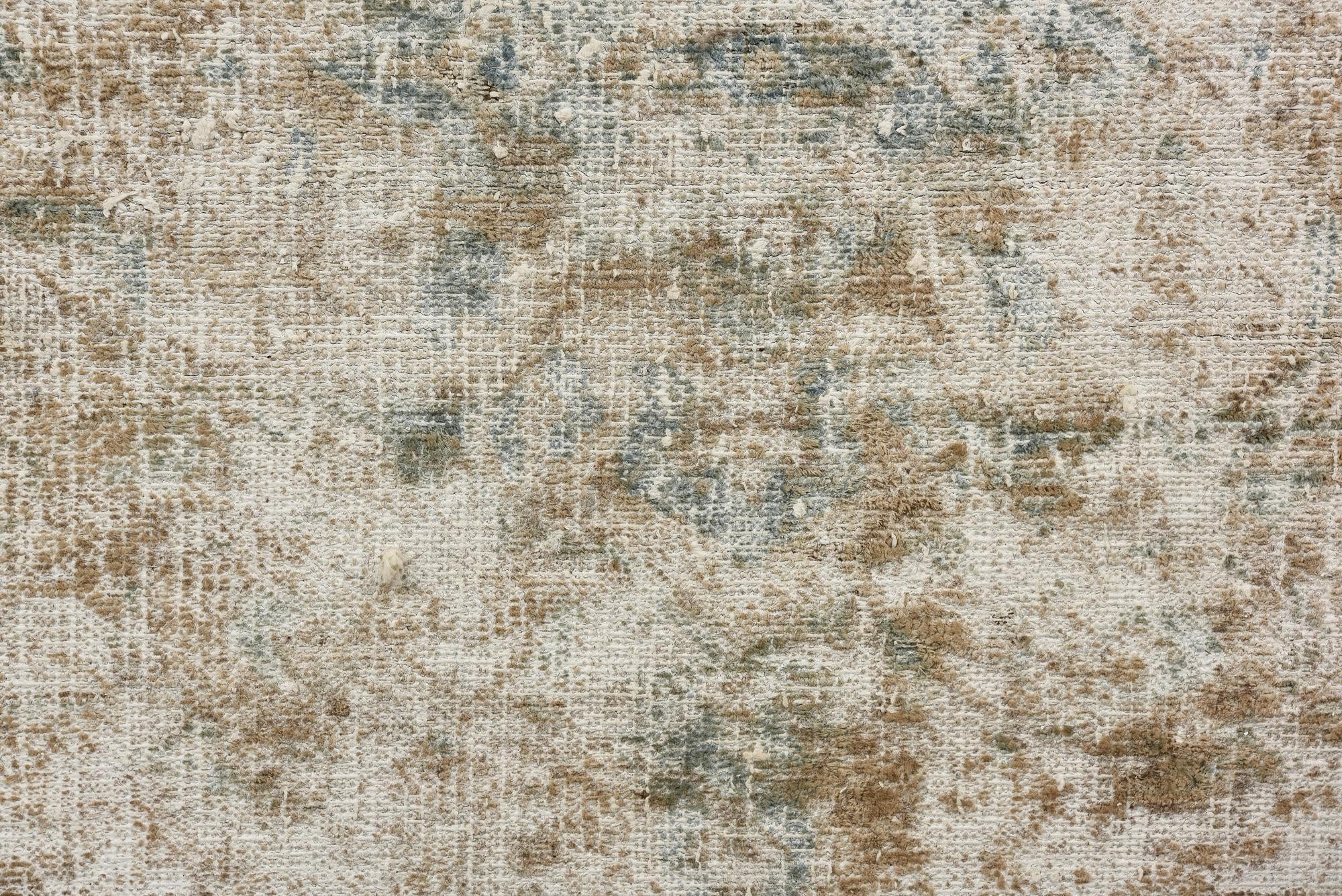 6' 10 x 11' Hand Knotted Ultra Vintage Persian Wool Rug