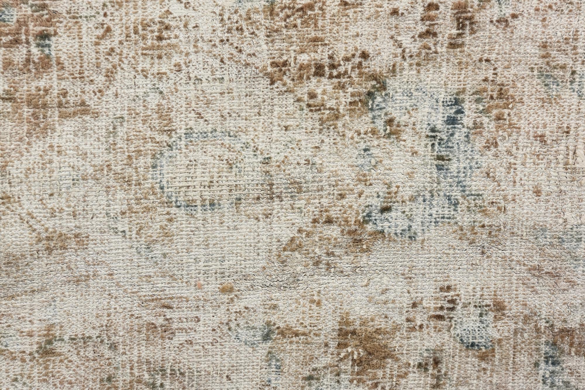 6' 10 x 11' Hand Knotted Ultra Vintage Persian Wool Rug