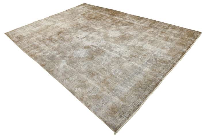 8' 7 x 12' Hand Knotted Ultra Vintage Persian Wool Rug