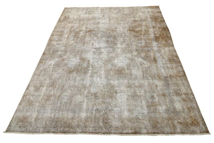 Detail image of 8' 7 x 12' Hand Knotted Ultra Vintage Persian Wool Rug