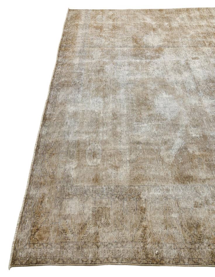 Detail image of 8' 7 x 12'  Hand Knotted Ultra Vintage Persian Wool Rug