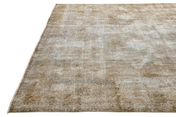 Detail image of 8' 7 x 12' Hand Knotted Ultra Vintage Persian Wool Rug