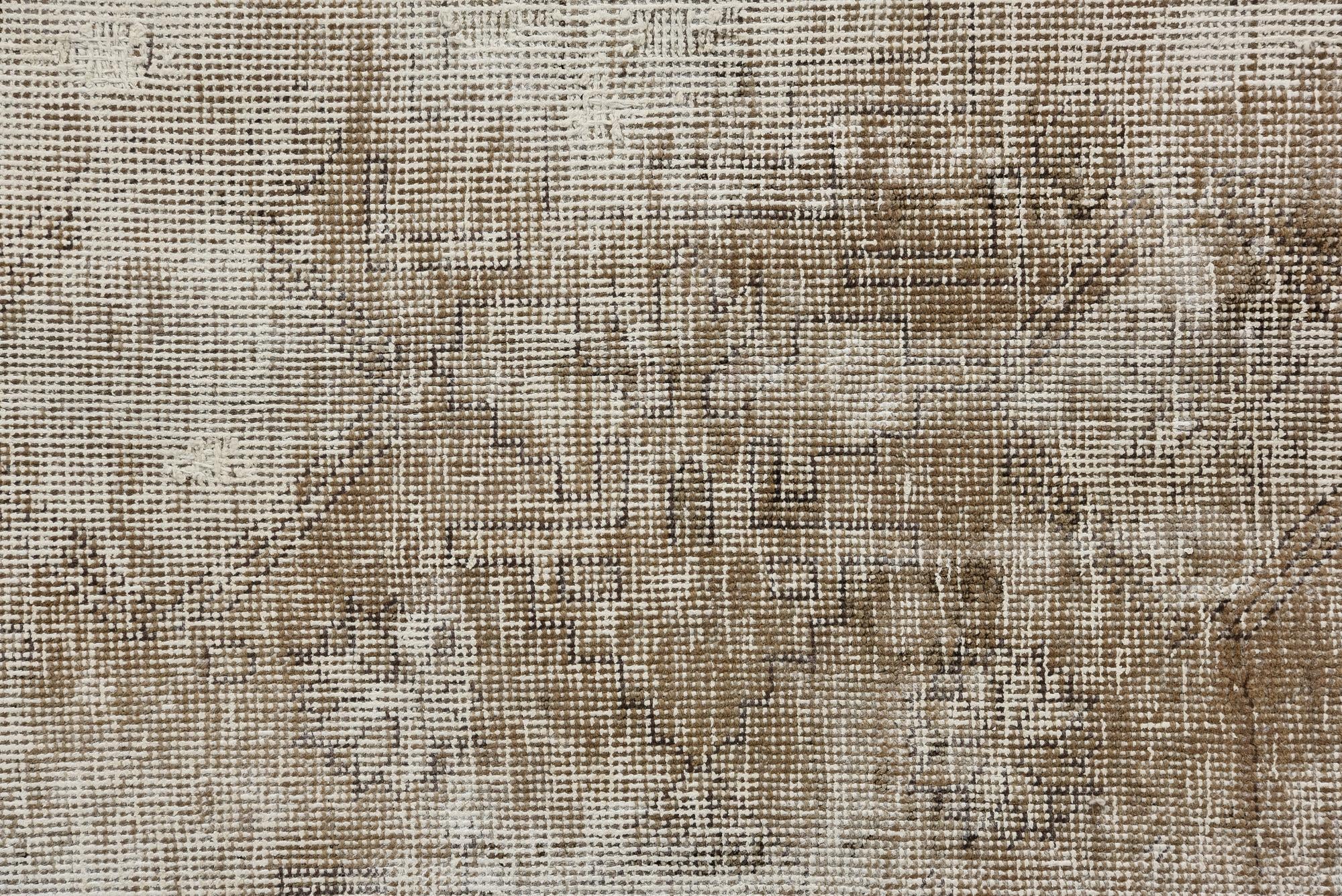8' 7 x 12' Hand Knotted Ultra Vintage Persian Wool Rug