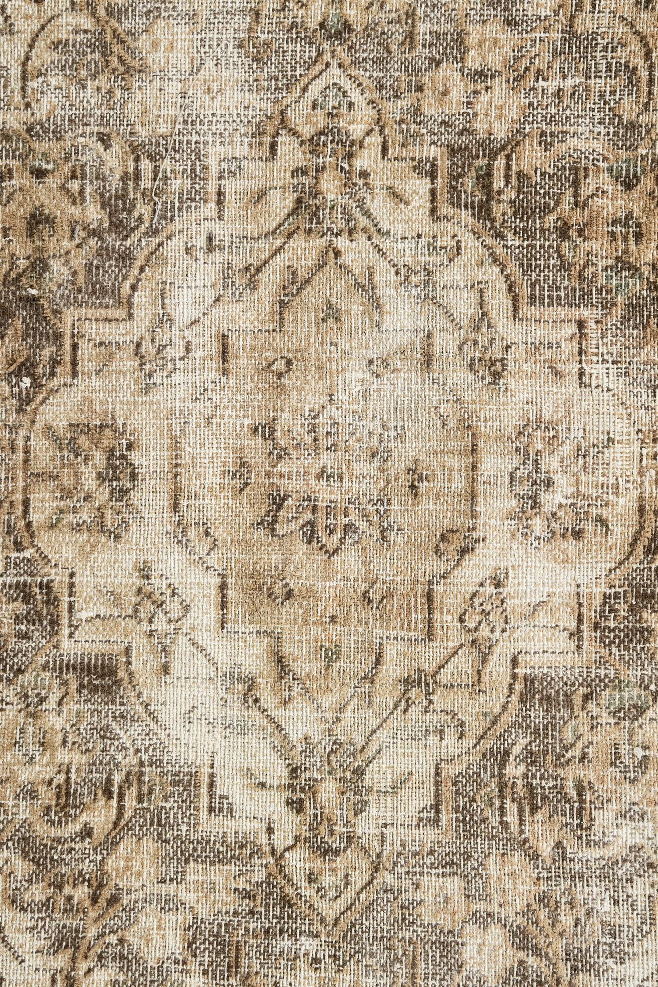 8' x 11' Hand Knotted Ultra Vintage Persian Wool Rug