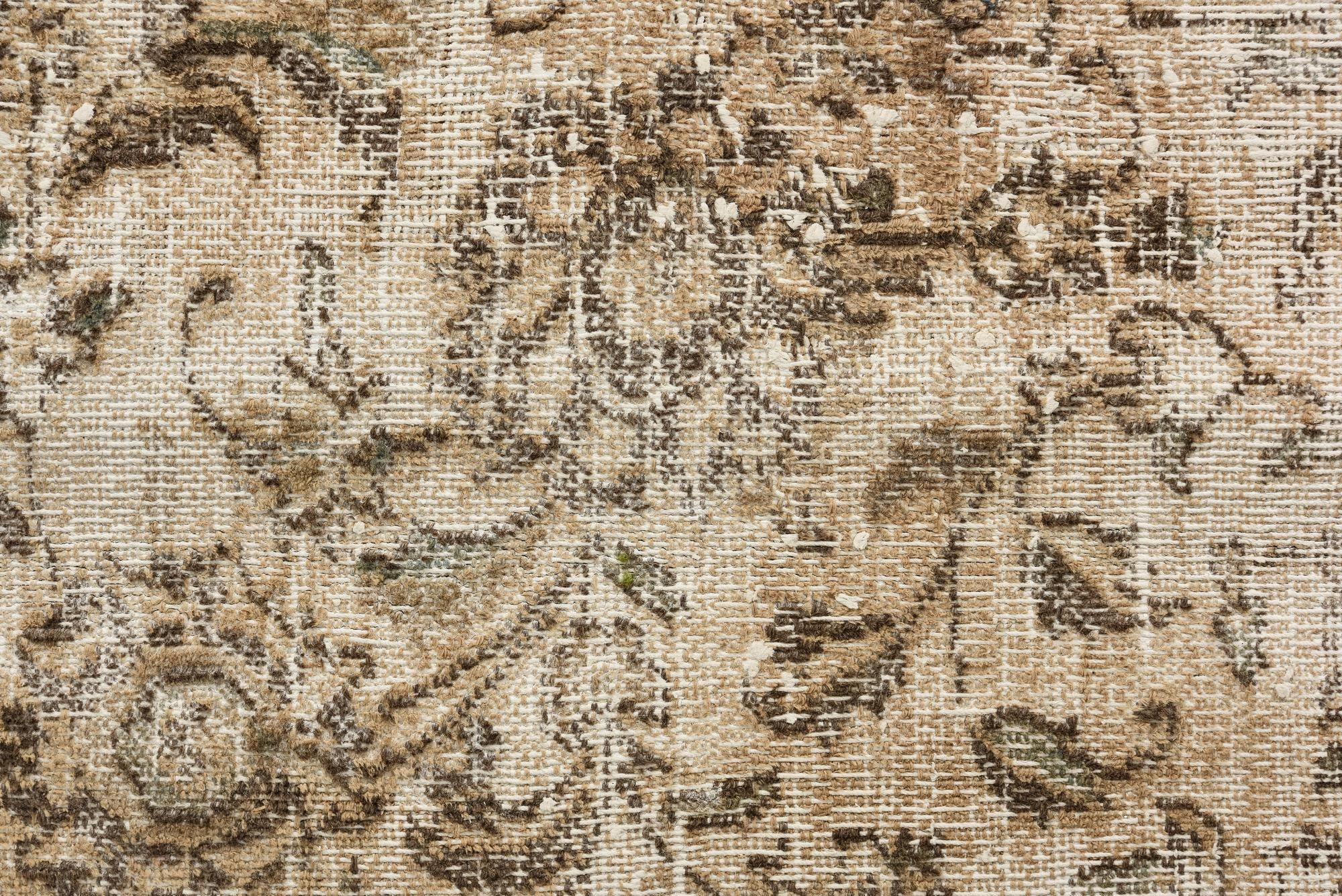 8' x 11' Hand Knotted Ultra Vintage Persian Wool Rug