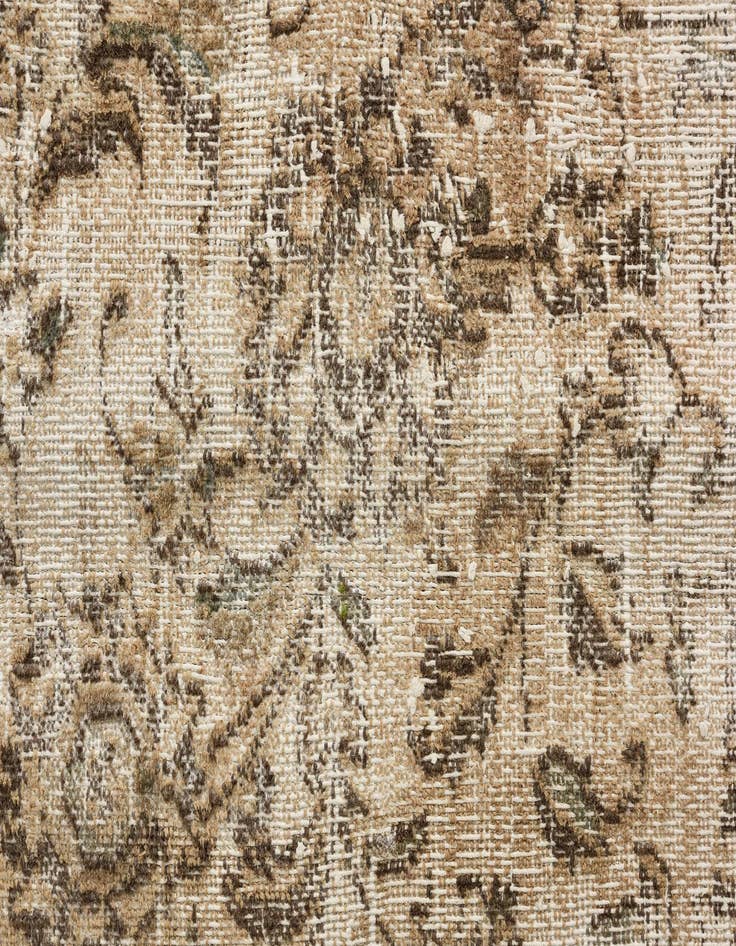Detail image of 8' x 11'  Hand Knotted Ultra Vintage Persian Wool Rug