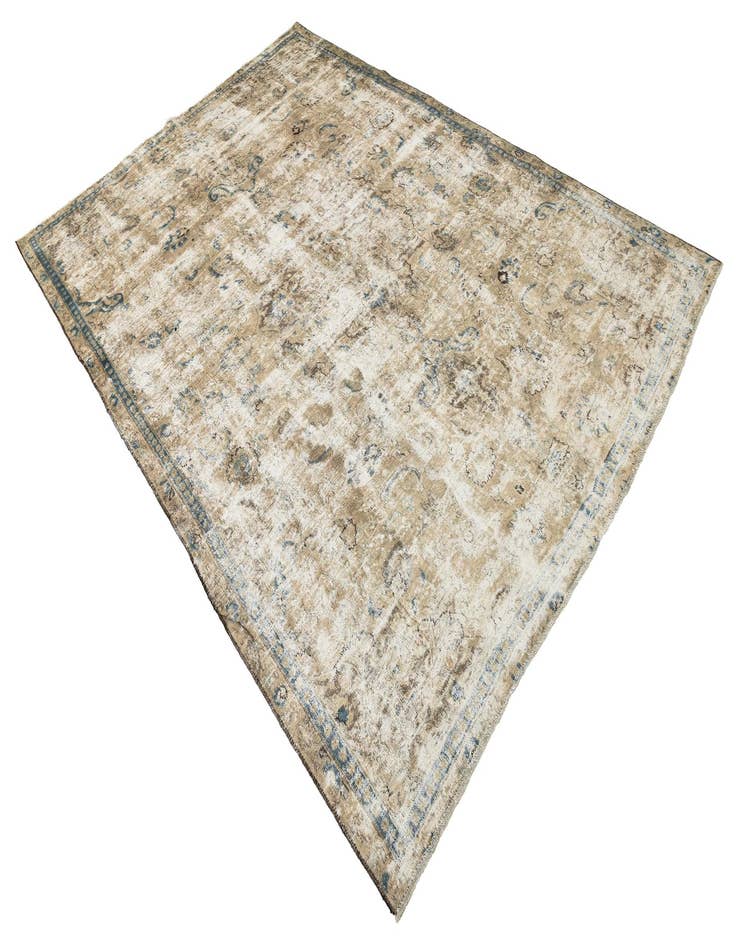 Detail image of 7' x 10' 2  Hand Knotted Ultra Vintage Persian Wool Rug