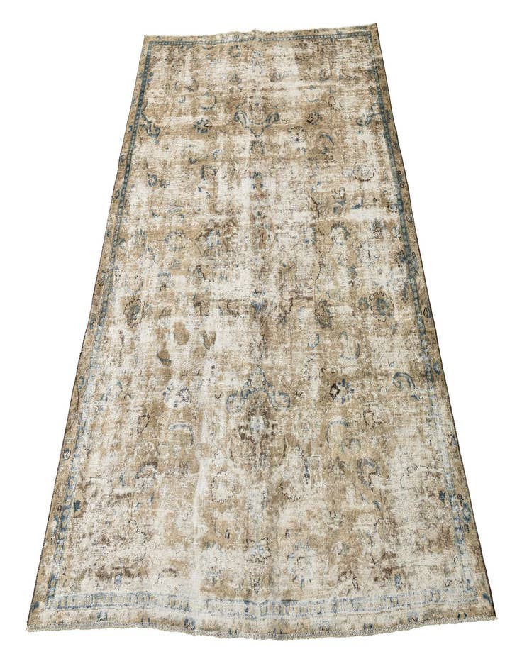 Detail image of 7' x 10' 2  Hand Knotted Ultra Vintage Persian Wool Rug