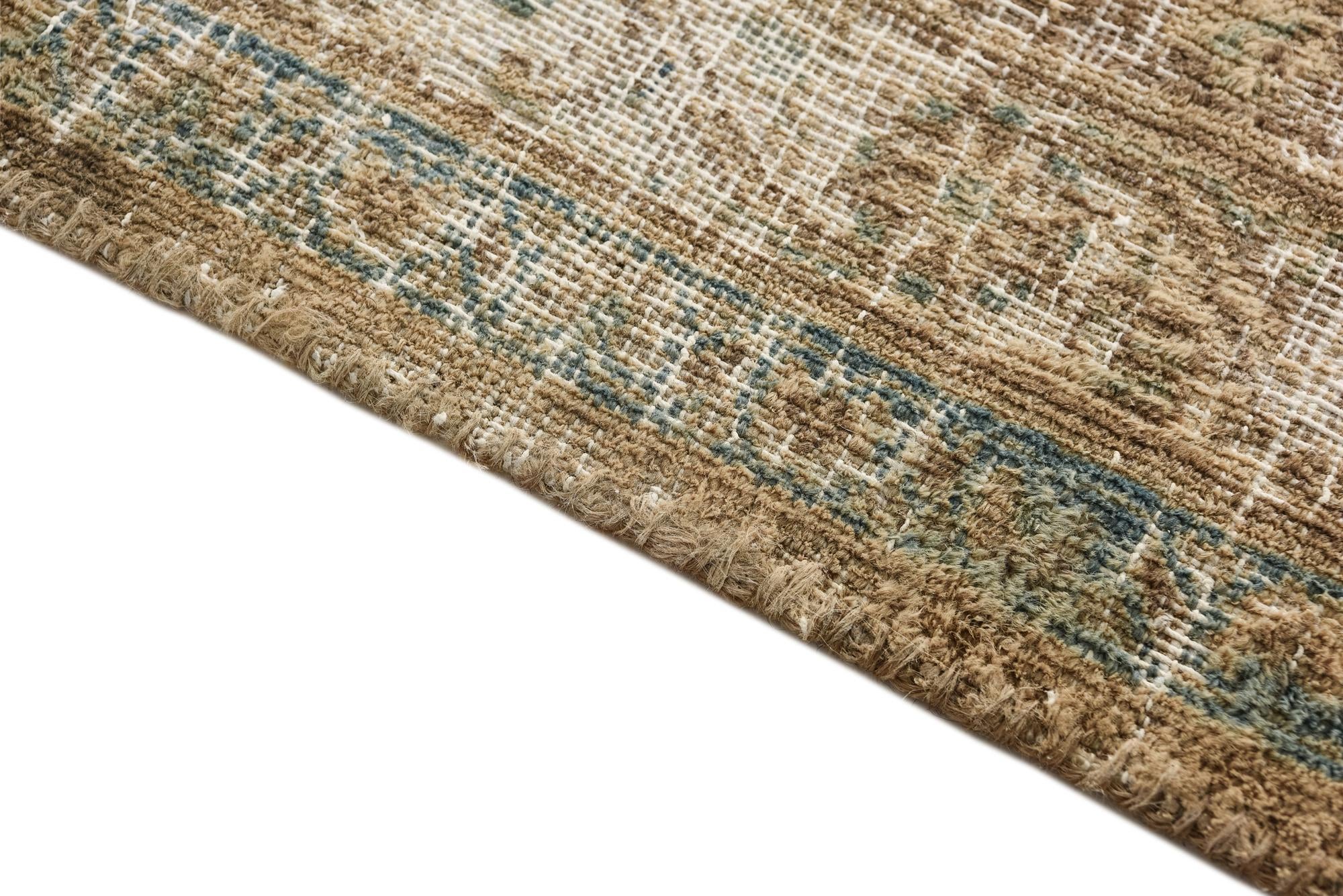 9' 3 x 13' 7 Hand Knotted Ultra Vintage Persian Wool Rug