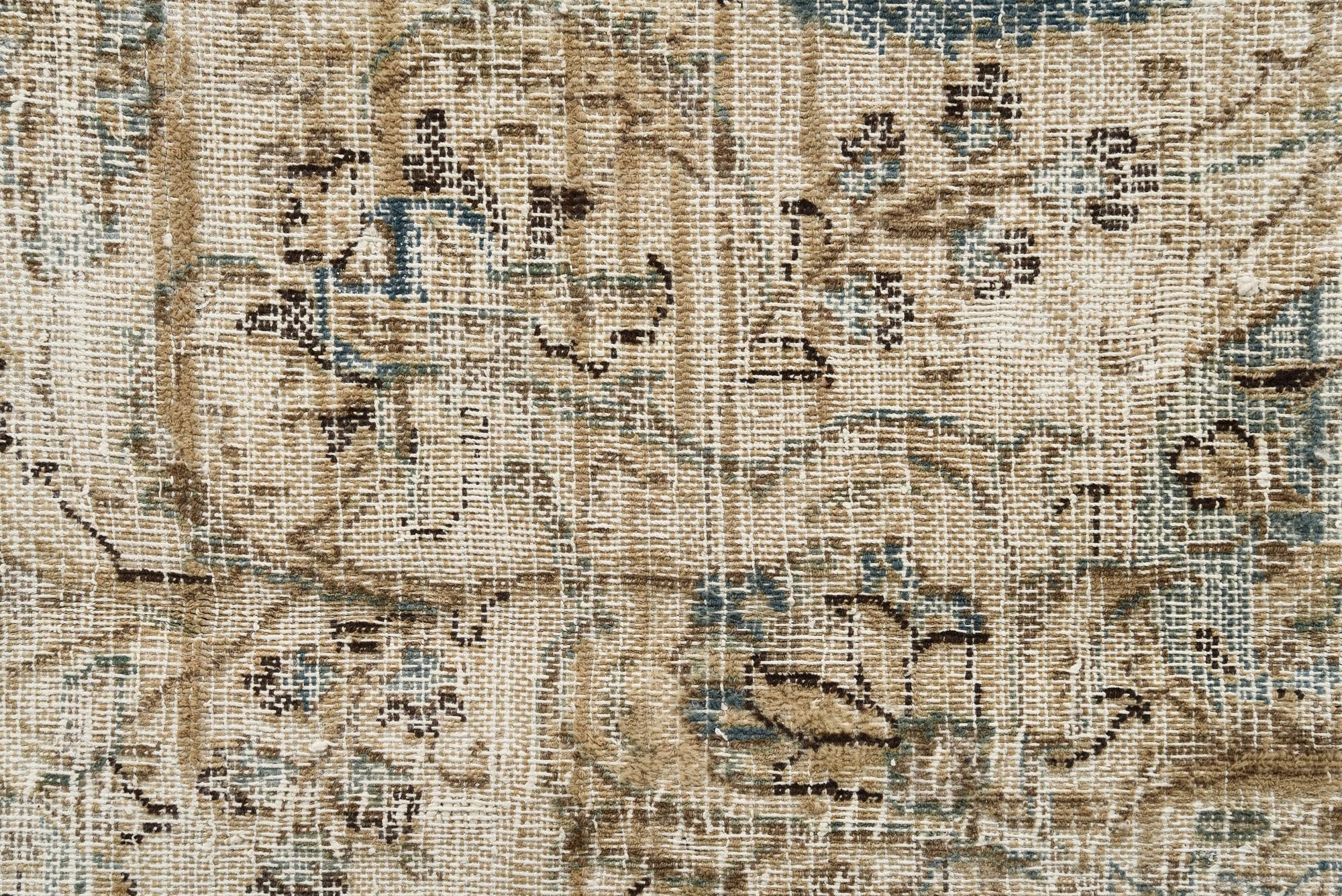 9' 3 x 13' 7 Hand Knotted Ultra Vintage Persian Wool Rug
