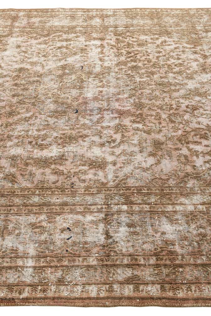 9' 3 x 12' 3 Hand Knotted Ultra Vintage Persian Wool Rug