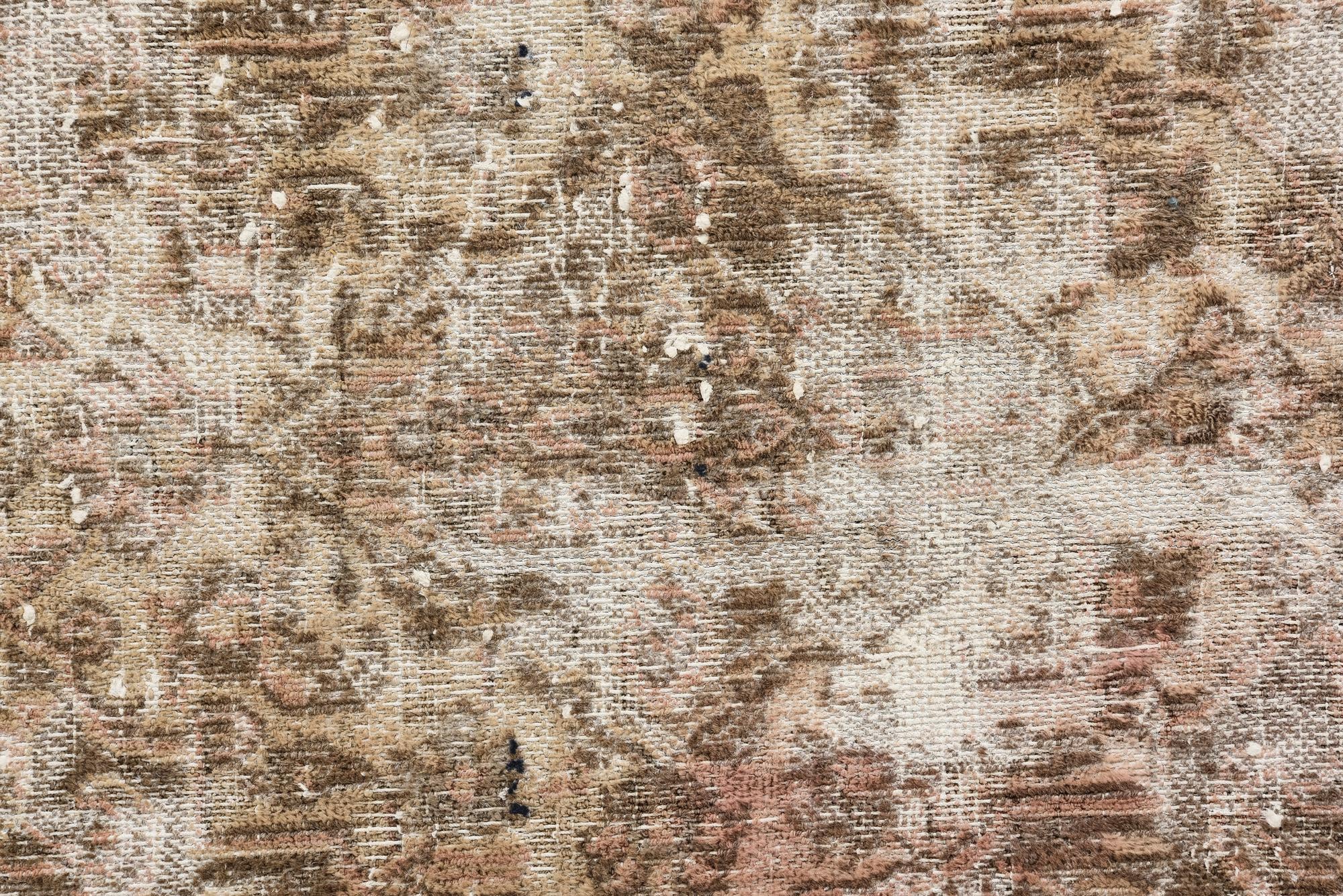 9' 3 x 12' 3 Hand Knotted Ultra Vintage Persian Wool Rug