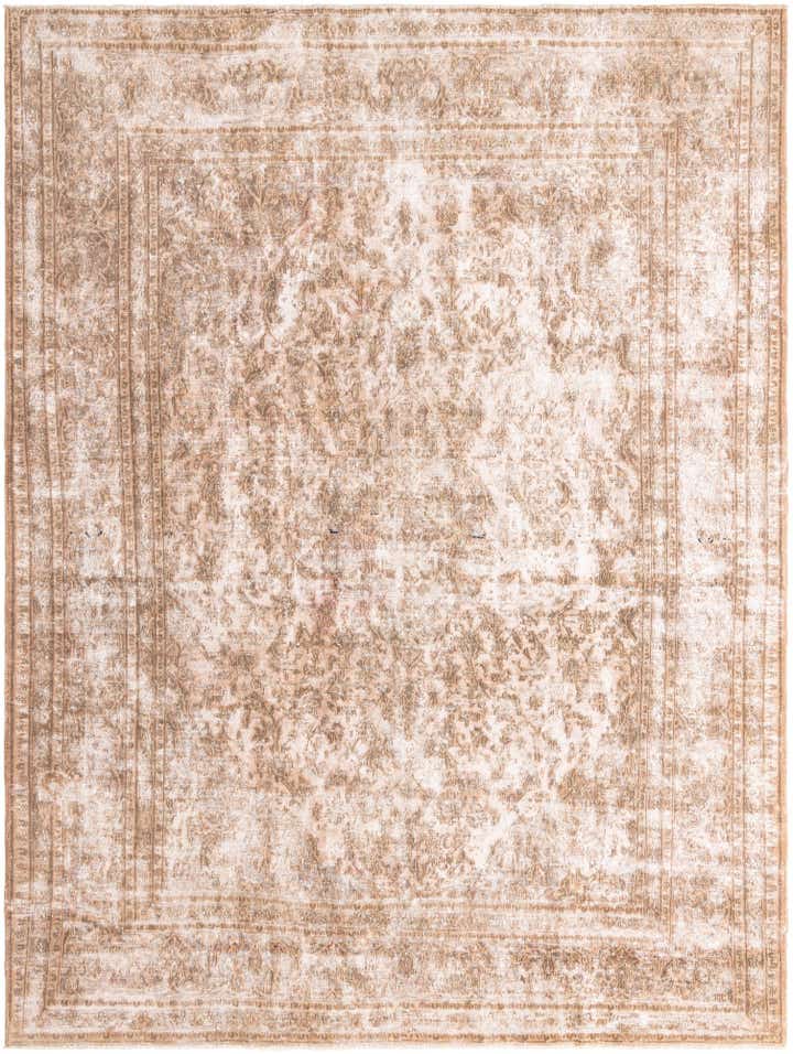 9' 3 x 12' 3 Hand Knotted Ultra Vintage Persian Wool Rug