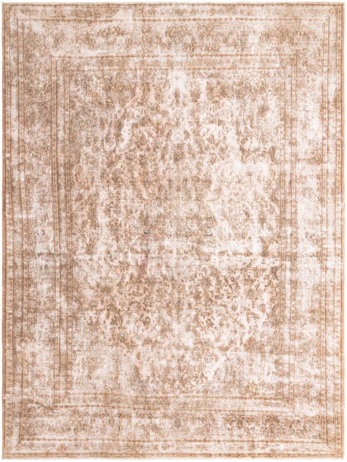 Detail image of 9' 3 x 12' 3 Hand Knotted Ultra Vintage Persian Wool Rug