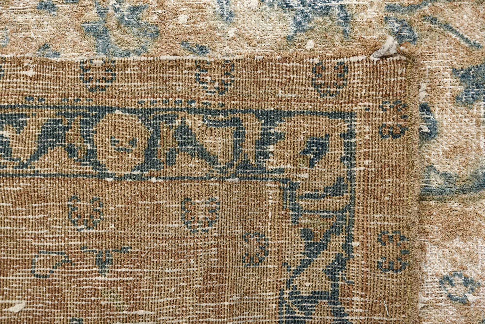 9' 3 x 12' 3 Hand Knotted Ultra Vintage Persian Wool Rug