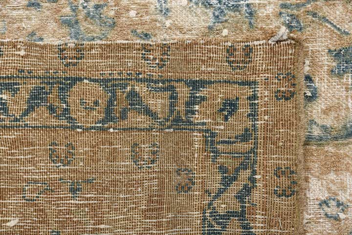 9' 3 x 12' 3 Hand Knotted Ultra Vintage Persian Wool Rug