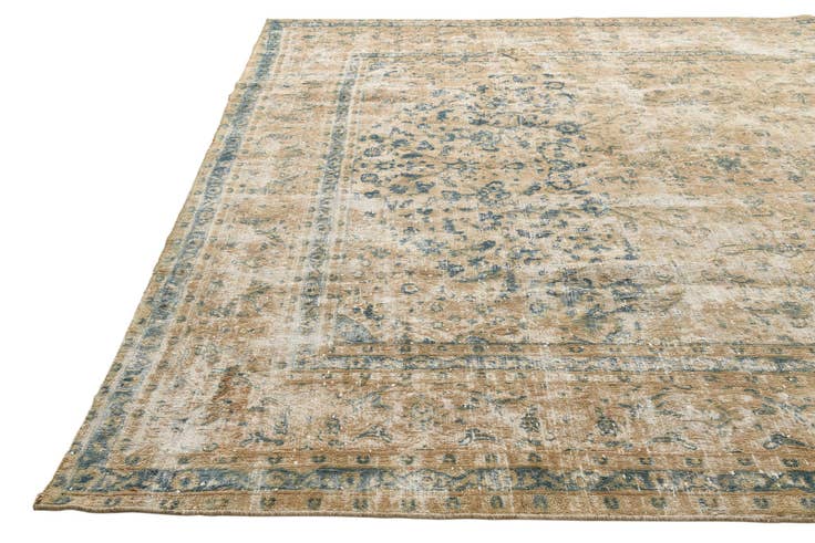 Detail image of 9' 3 x 12' 3 Hand Knotted Ultra Vintage Persian Wool Rug