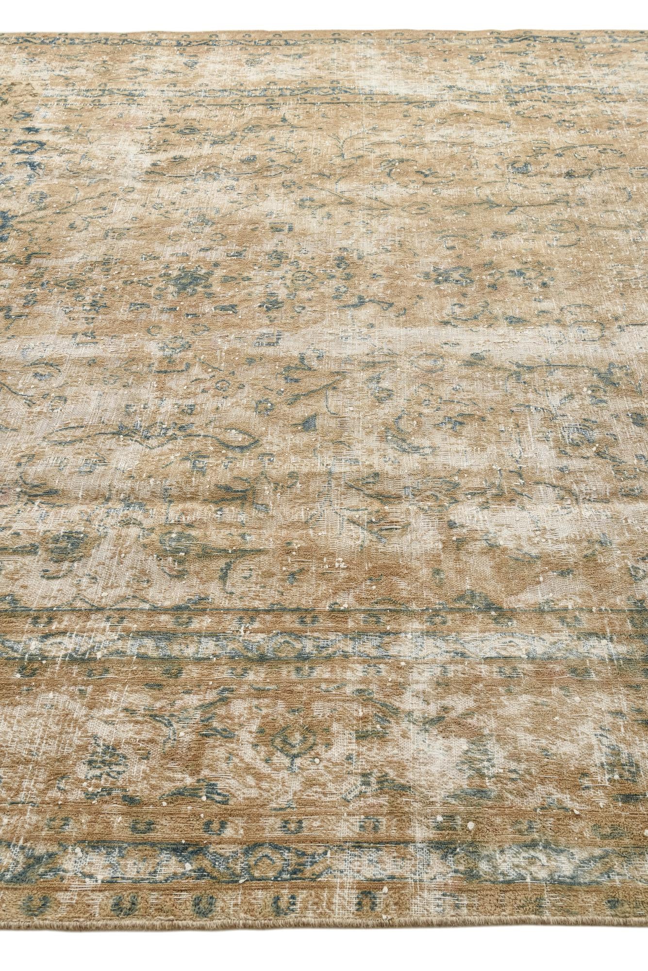 9' 3 x 12' 3 Hand Knotted Ultra Vintage Persian Wool Rug