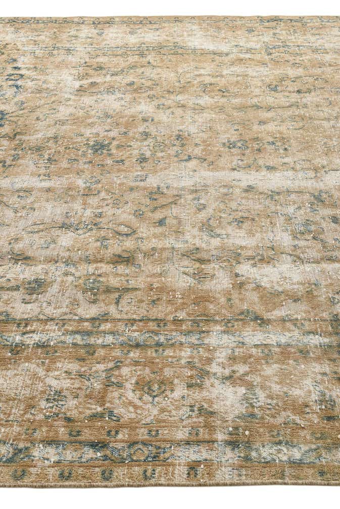 9' 3 x 12' 3 Hand Knotted Ultra Vintage Persian Wool Rug