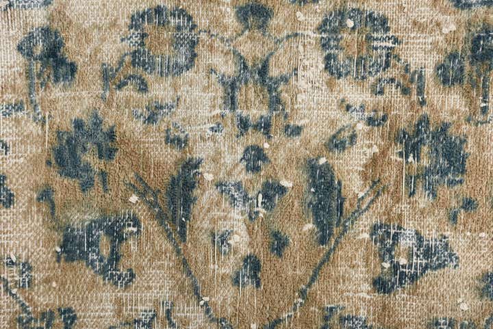 9' 3 x 12' 3 Hand Knotted Ultra Vintage Persian Wool Rug