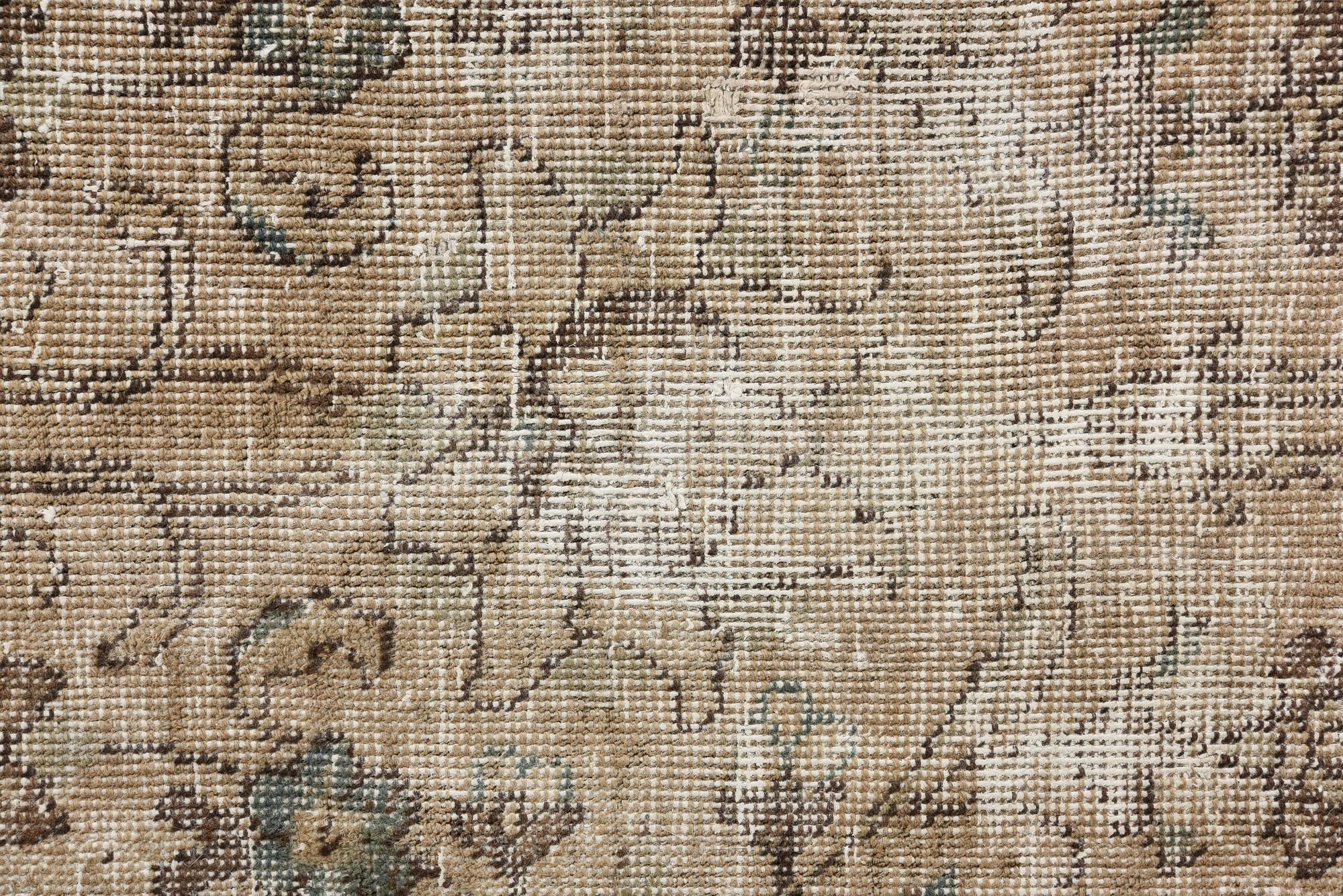 9' 9 x 12' 6 Hand Knotted Ultra Vintage Persian Wool Rug