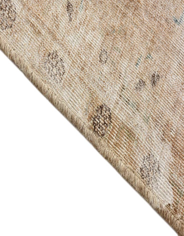 Detail image of 9' 5 x 11' 5  Hand Knotted Ultra Vintage Persian Wool Rug